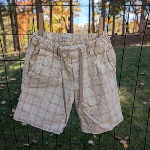 Wheat Buttermilk Check Shorts